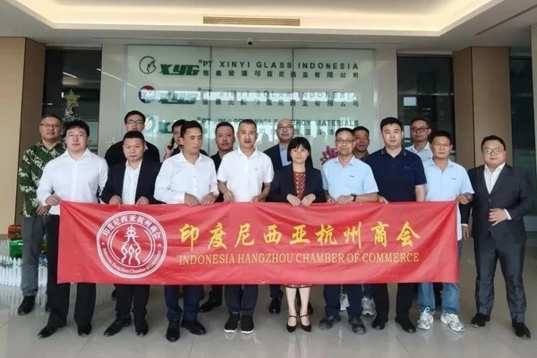 Kamar Dagang Hangzhou Indonesia Mengunjungi Xinyi Glass, Hailiang Group, dan Great Wall Steel di Indonesia